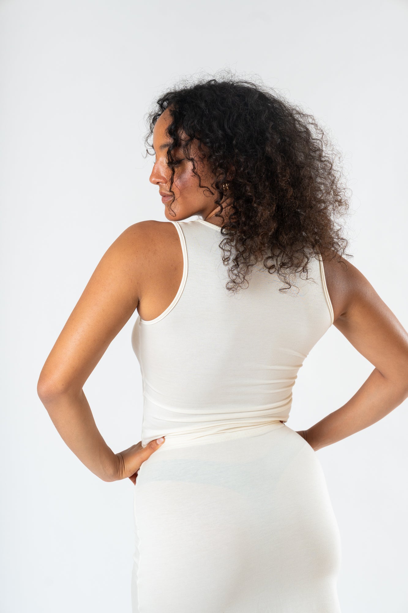 Tank Top in Jersey di Alga