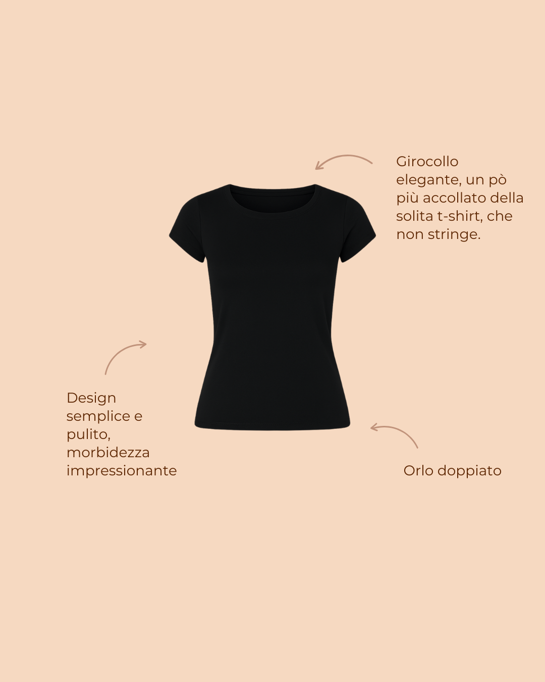 T-shirt in Jersey di Alga